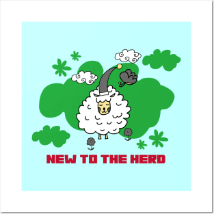 New To The Herd | Cute Posters and Art